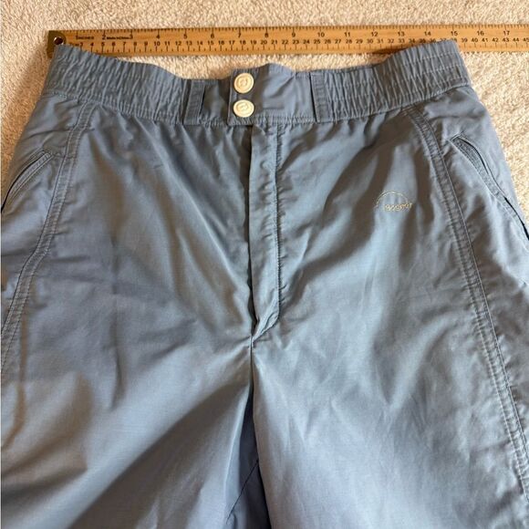 Vintage Bogner Ski Pants Womens Sz 8 Softshell Blue Cotton Blend lined Stretch - Picture 10 of 13